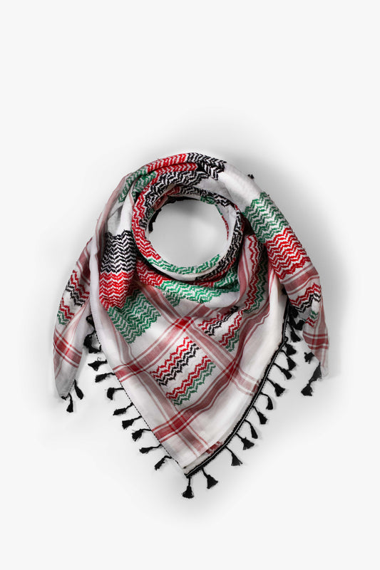 Traditionelles Palästina Tuch, Authentischen Hirbawi Schal online kaufen Deutschland, Original Palästina Tuch handgemacht in Hebron