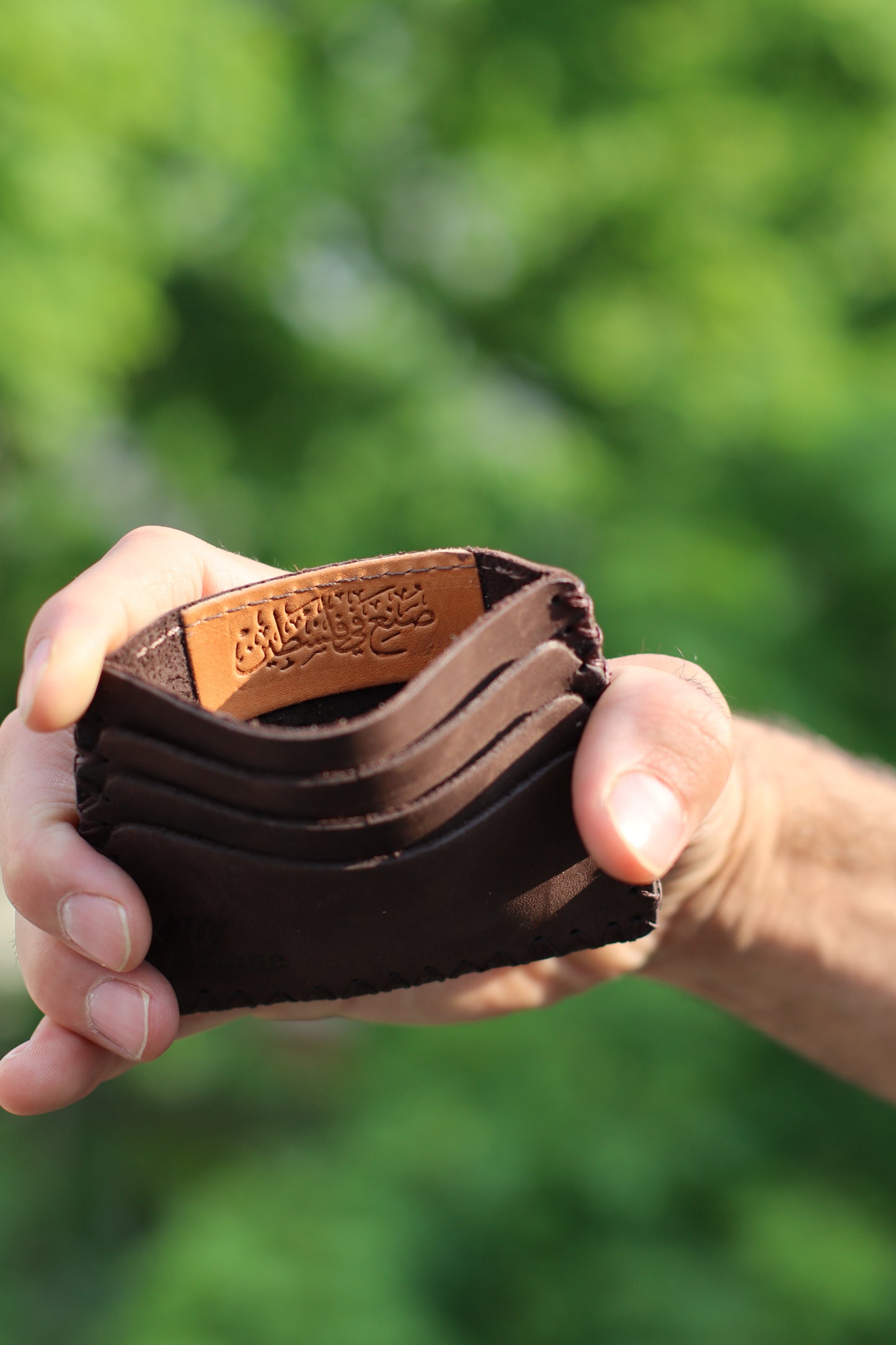 LEATHER CARD HOLDER