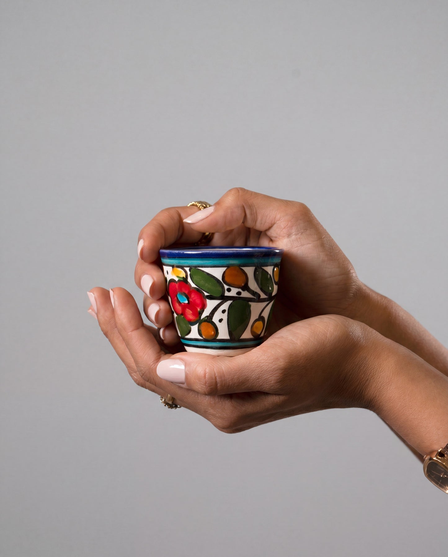 ROSE PATTERN CUP