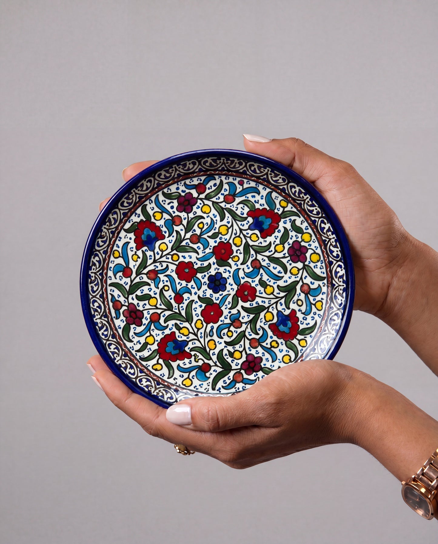ROSE PLATE 19 cm