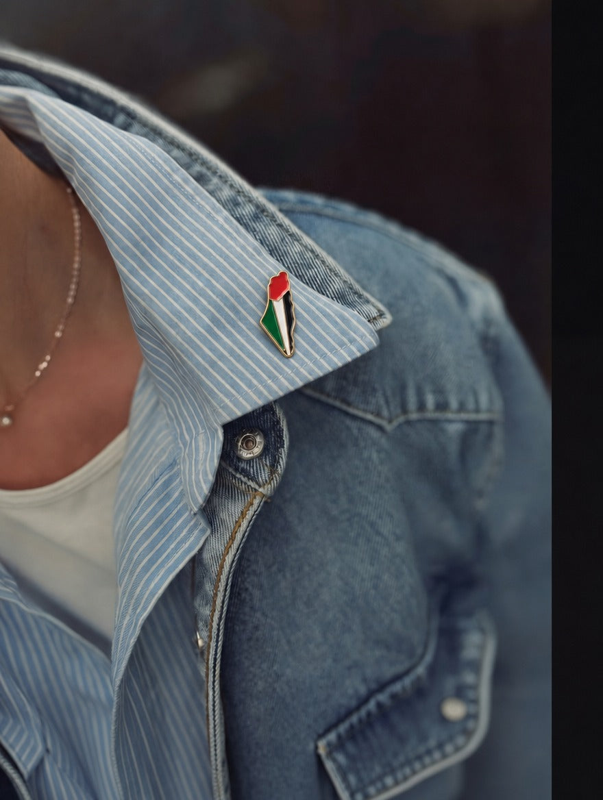 FLAG MAP PIN