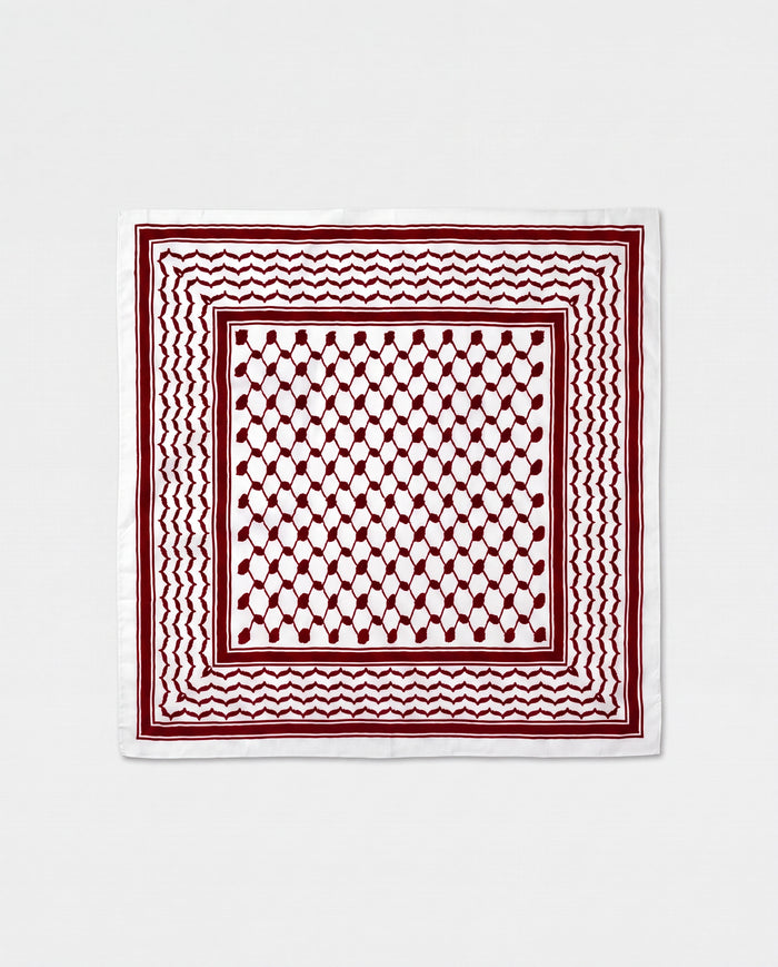 RED KUFIYA BANDANA