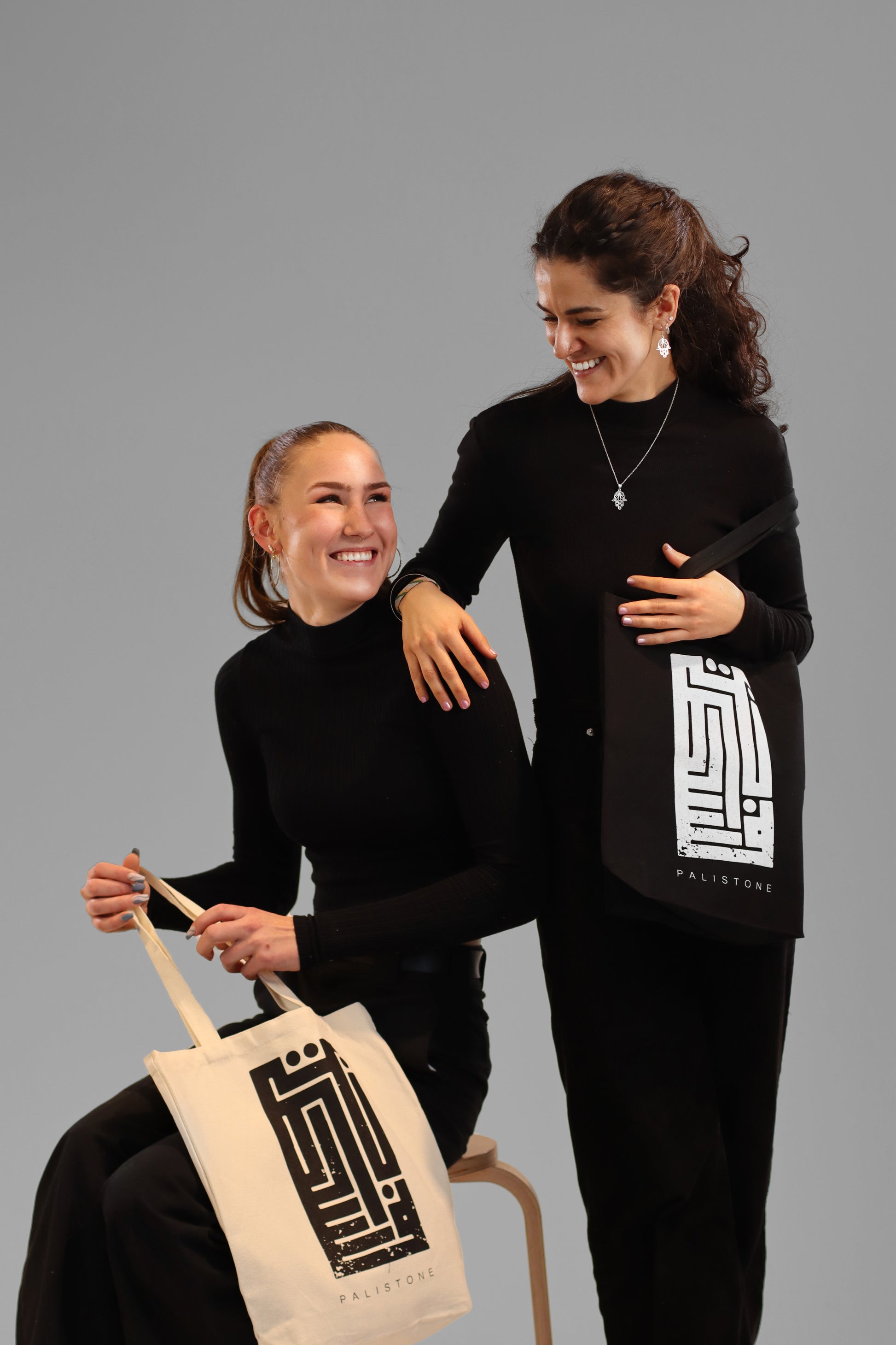 Handmade tote bag, Palestinian fabric bag, Arabic calligraphy bag, Palestine print bag