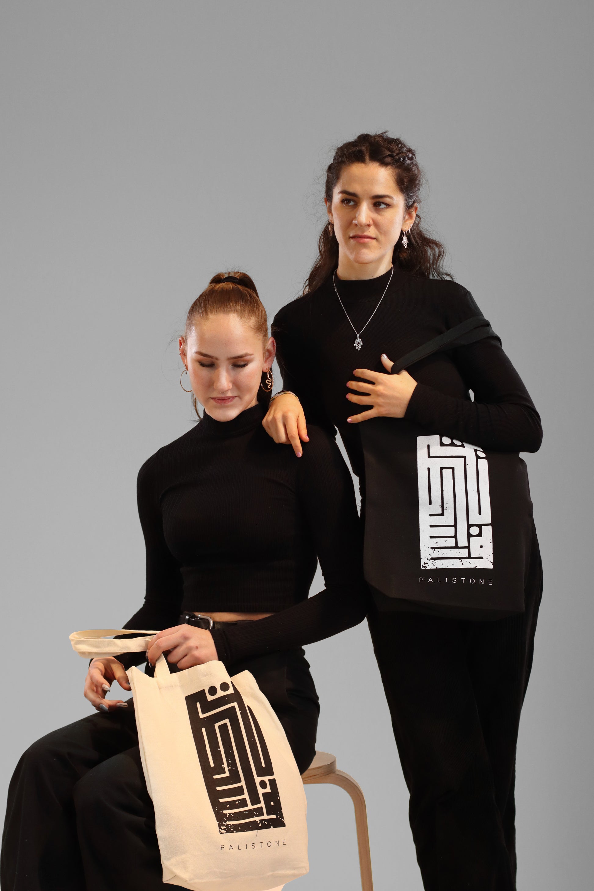 Handmade tote bag, Palestinian fabric bag, Arabic calligraphy bag, Palestine print bag