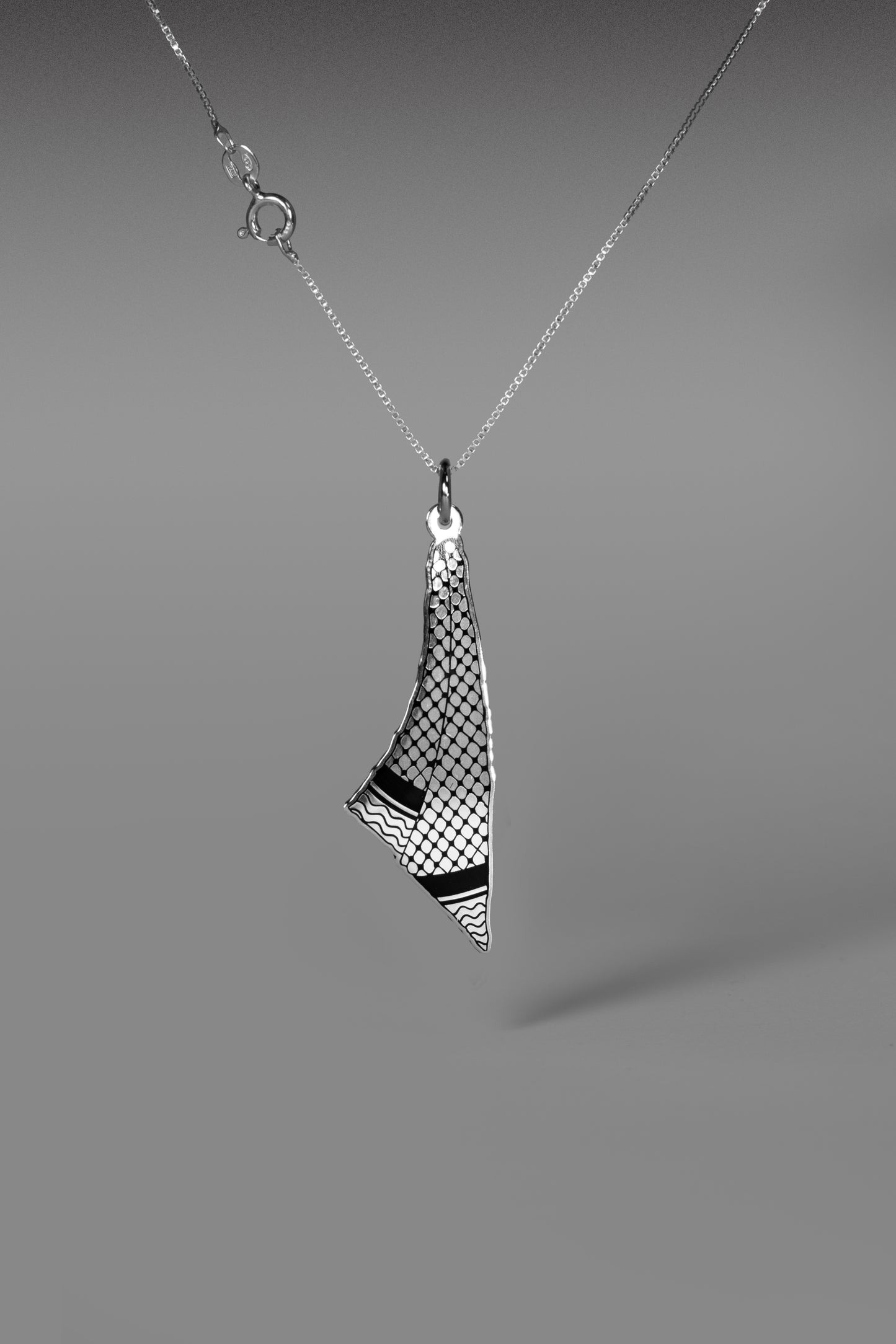 	unique silver 925 Palestine keffiyeh map pendant necklace 2025
	•	handmade silver necklace Palestine keffiyeh map unisex design
	•	Palestinian heritage silver pendant keffiyeh map by Baliston team
	•	silver 925 unisex pendant with unique Palestine keffiyeh map
	•	modern silver necklace representing Palestine keffiyeh map 2025 design
