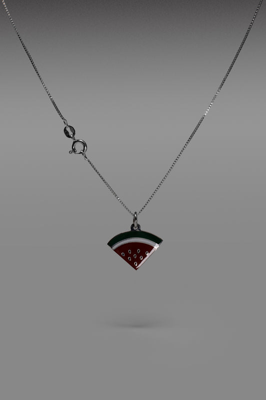 W-MELON PIECE NECKLACE