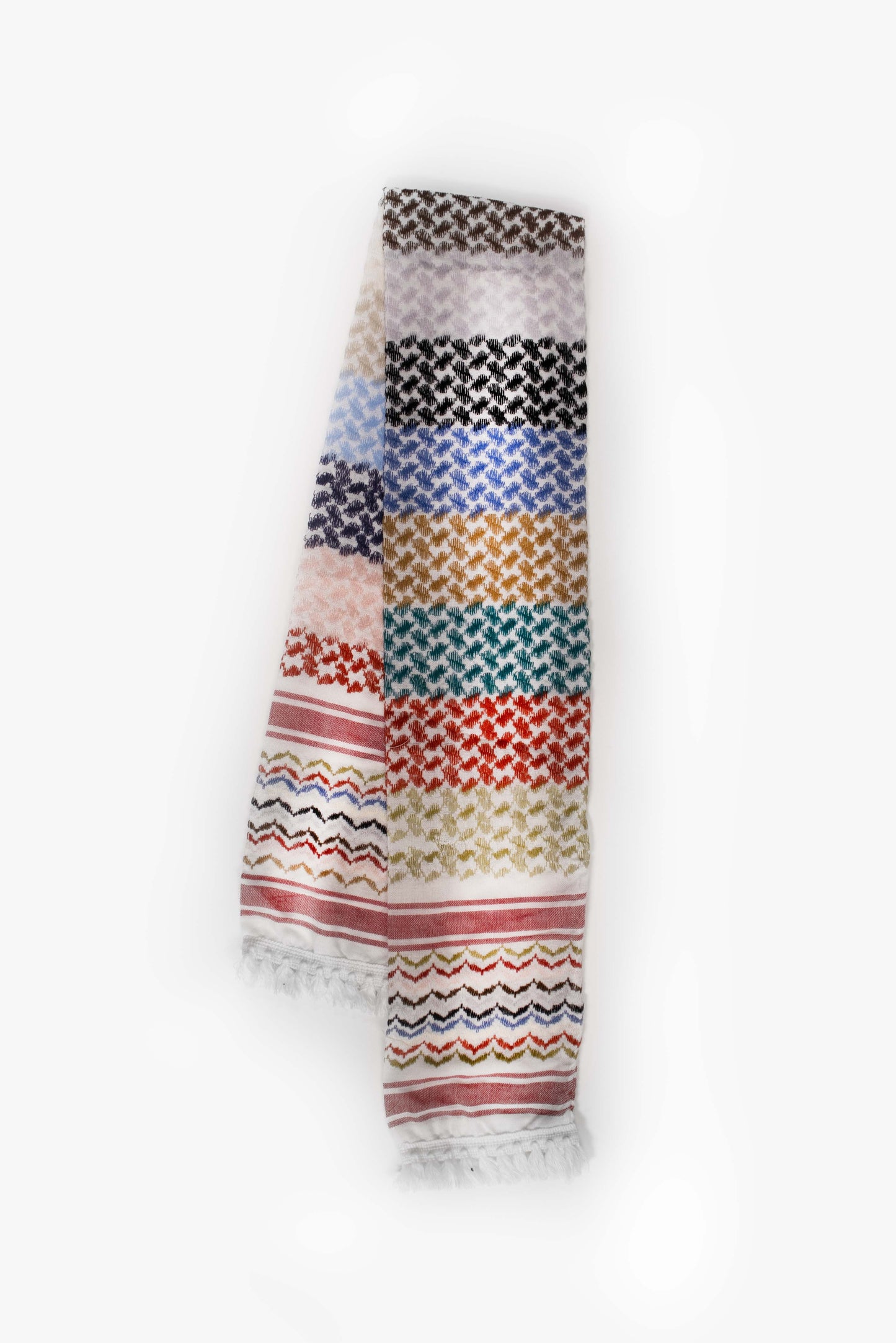 COLORFUL KUFIYA SCARF