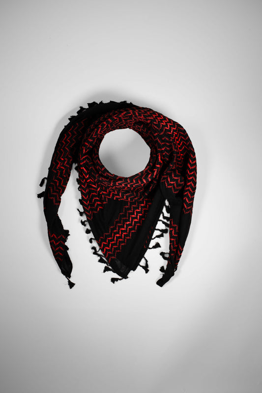 كوفية, كوفية فلسطينية, keffiyeh
كوفية فلسطينية
	•	كوفية الحرباوي
	•	Palestinian keffiyeh
