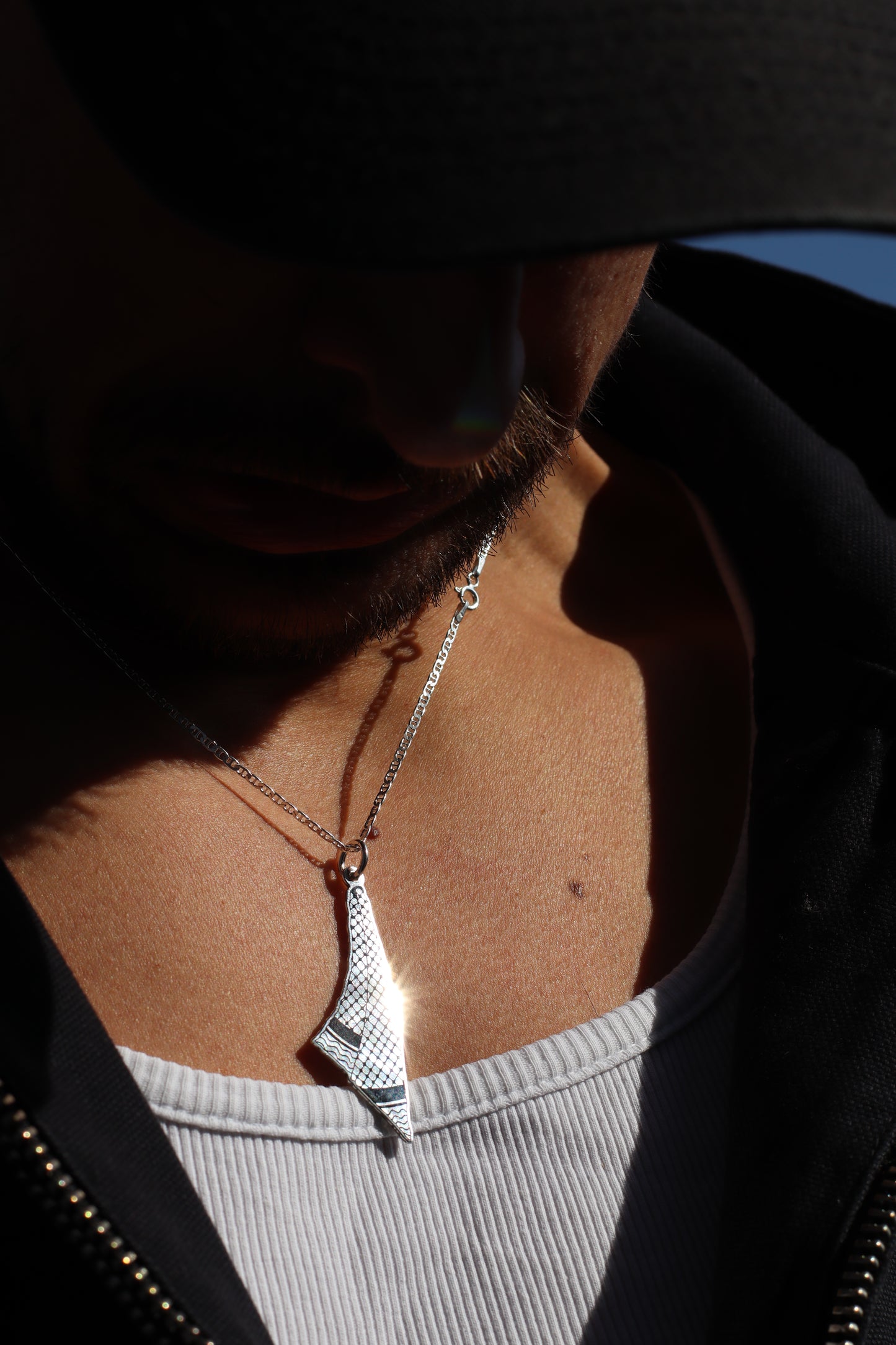 	unique silver 925 Palestine keffiyeh map pendant necklace 2025
	•	handmade silver necklace Palestine keffiyeh map unisex design
	•	Palestinian heritage silver pendant keffiyeh map by Baliston team
	•	silver 925 unisex pendant with unique Palestine keffiyeh map
	•	modern silver necklace representing Palestine keffiyeh map 2025 design
