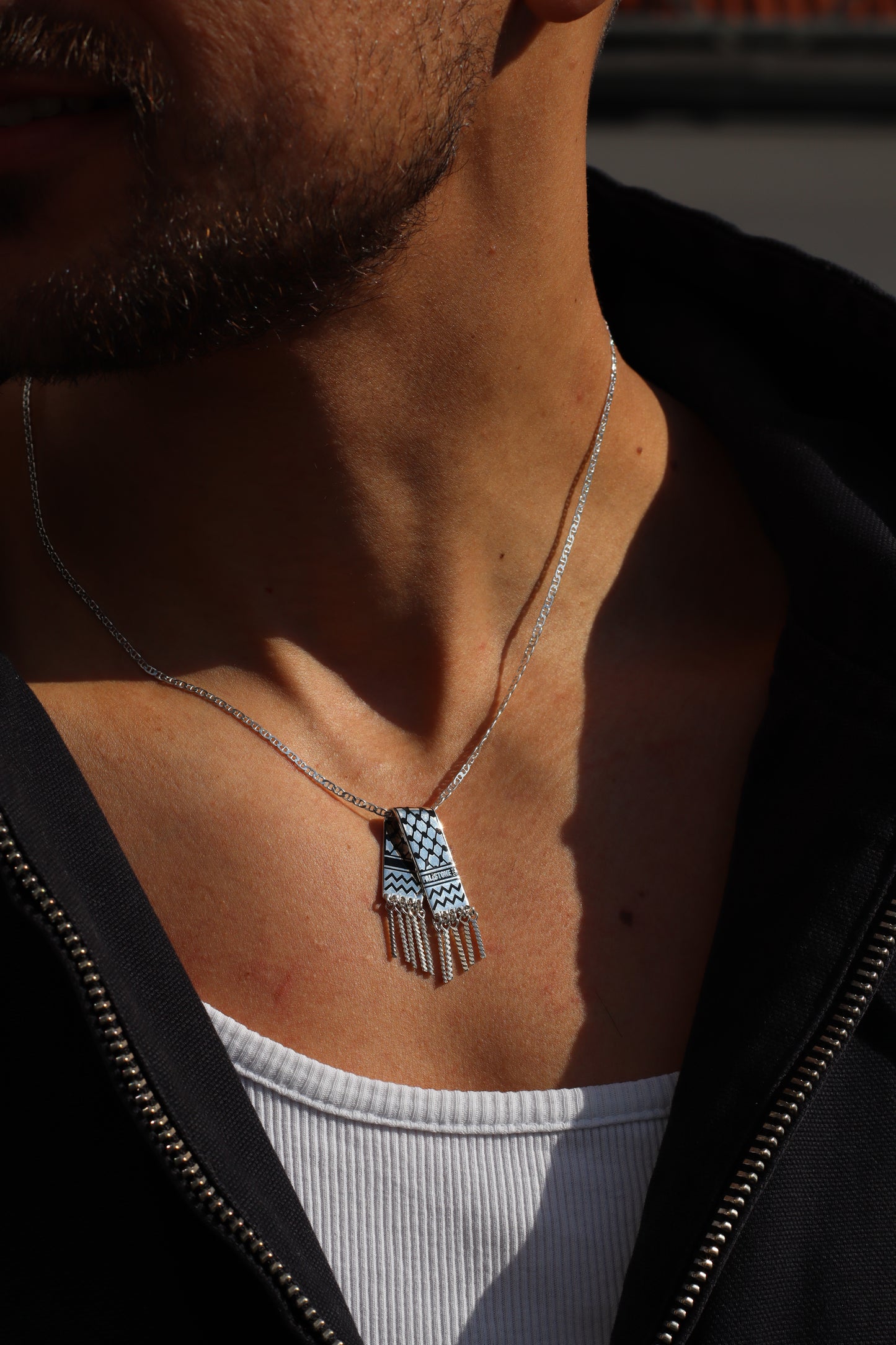 KUFIYA SCARF NECKLACE