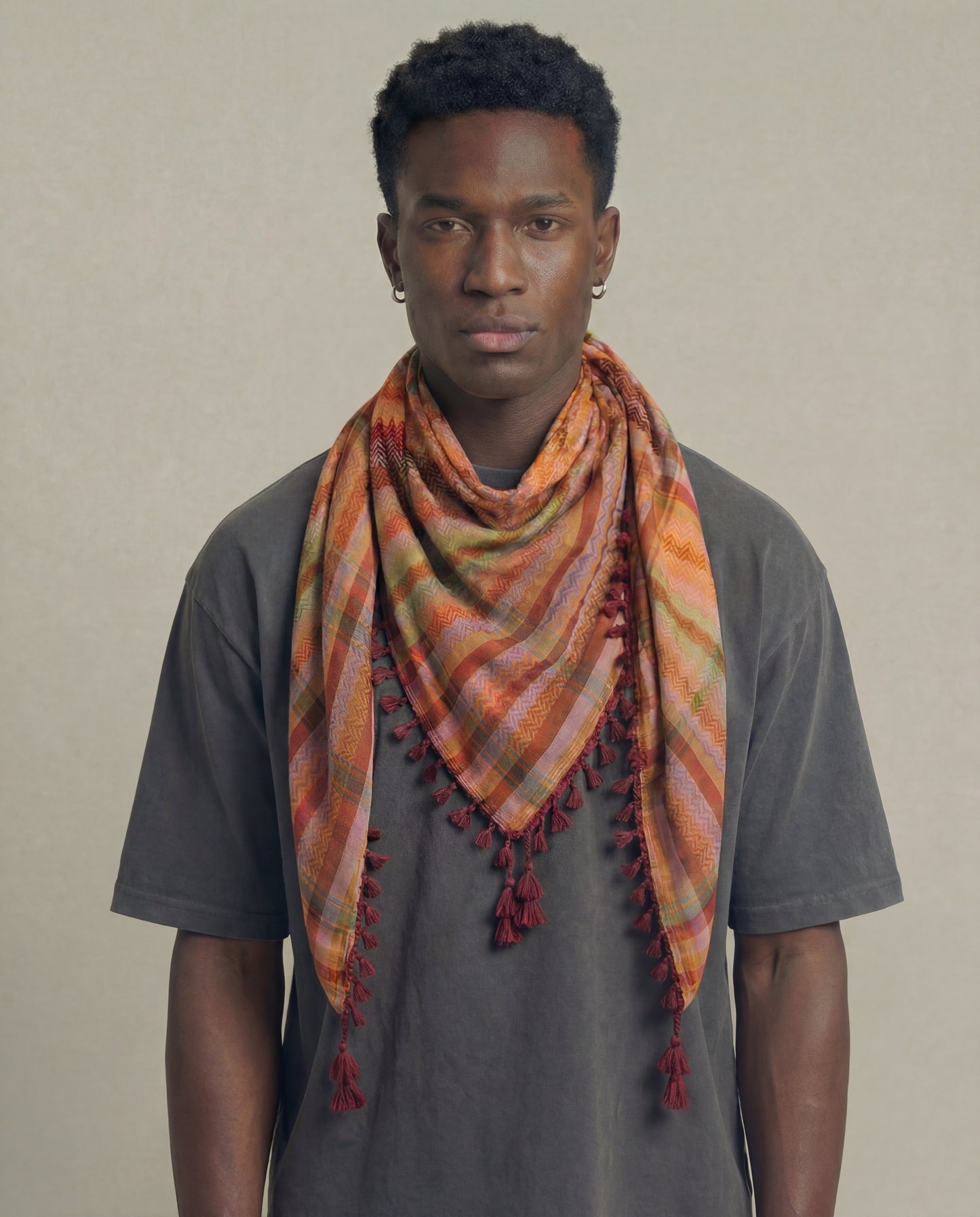 Palestinian Gaza kufiya scarf symbol of cultural heritage and identity