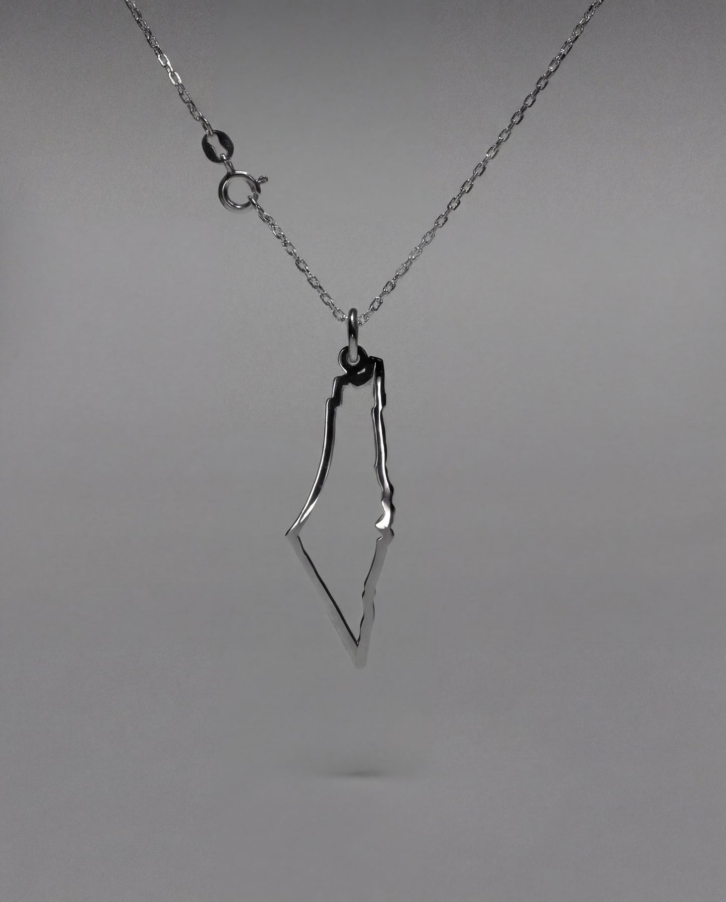 FRAMED MAP NECKLACE