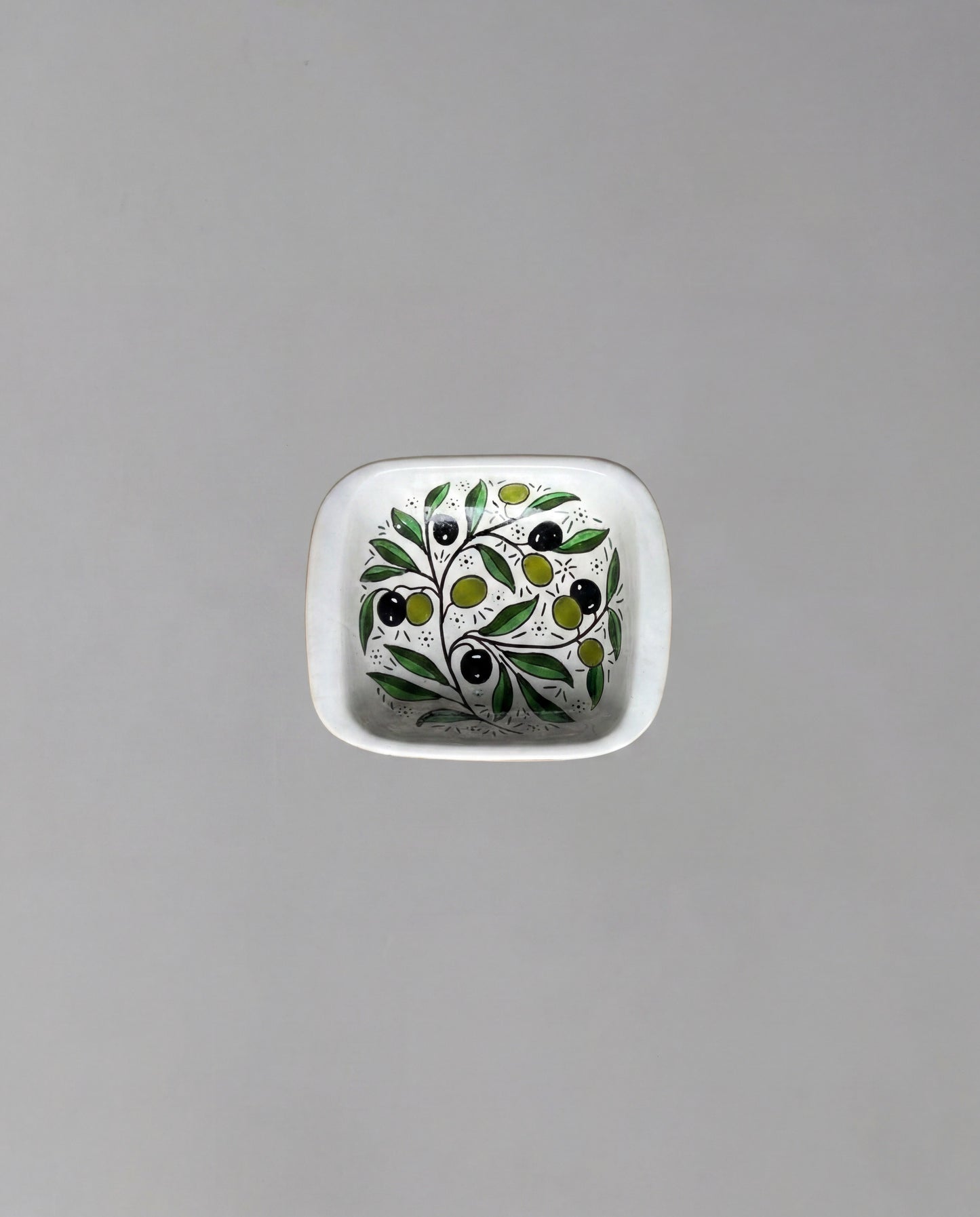 OLIVES SQUARE PLATE - THICK