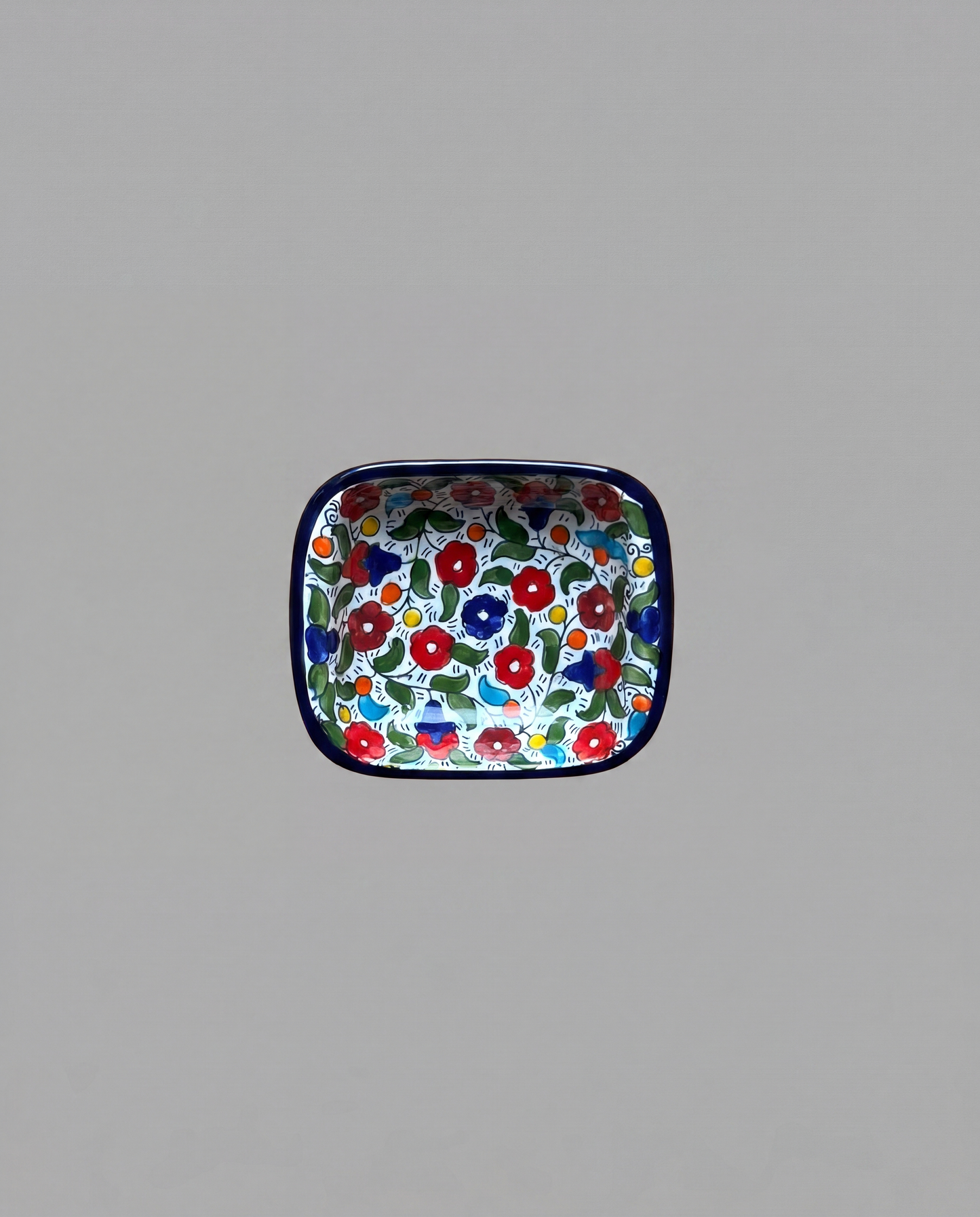 ROSE SQUARE PLATE - THICK
