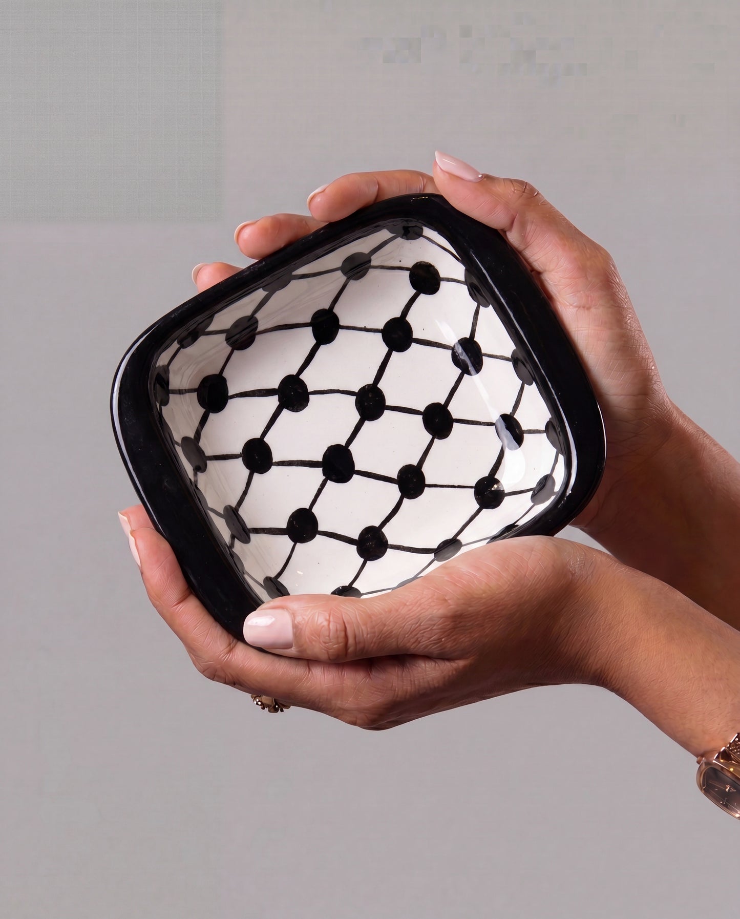 KUFIYA SQUARE PLATE - THICK