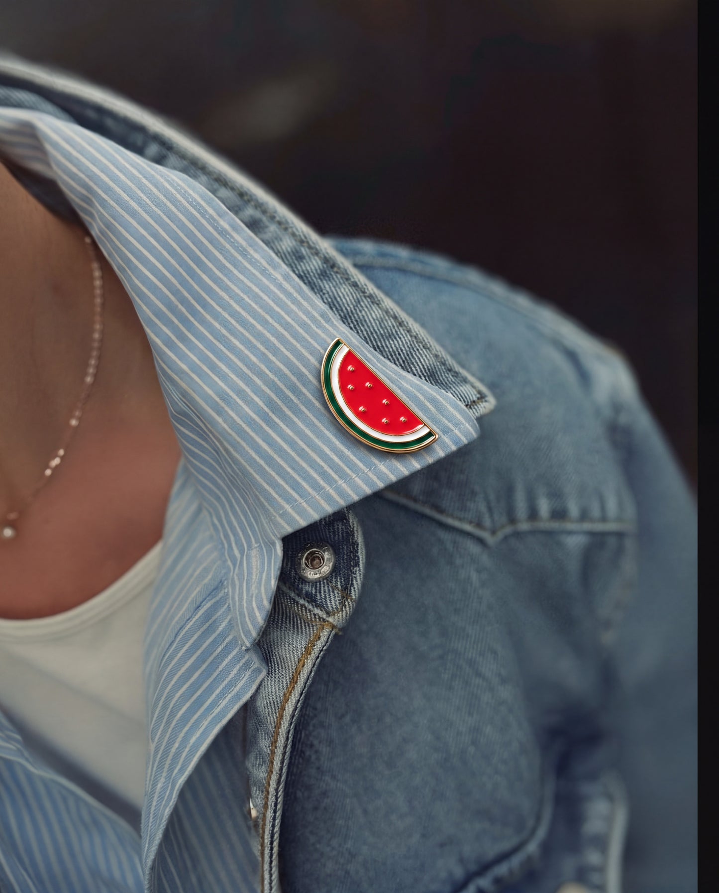 WATERMELON SLICE PIN