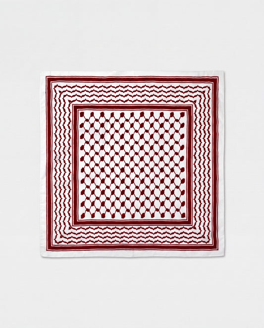 RED KUFIYA BANDANA