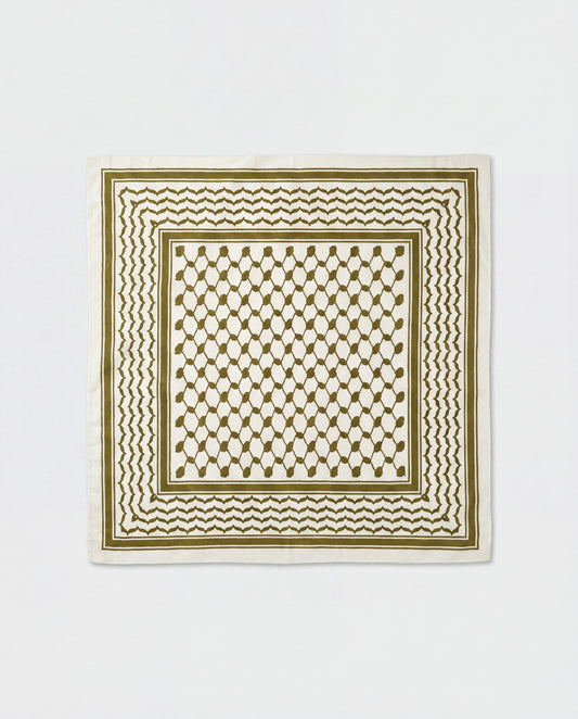 OLIVE KUFIYA BANDANA