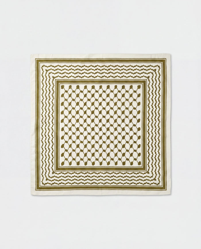 OLIVE KUFIYA BANDANA