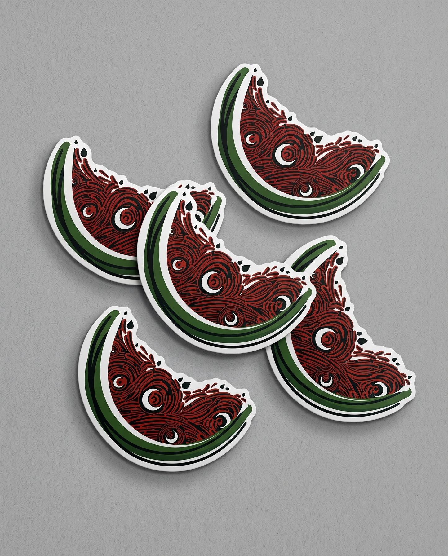 WATER-MELON STICKERS