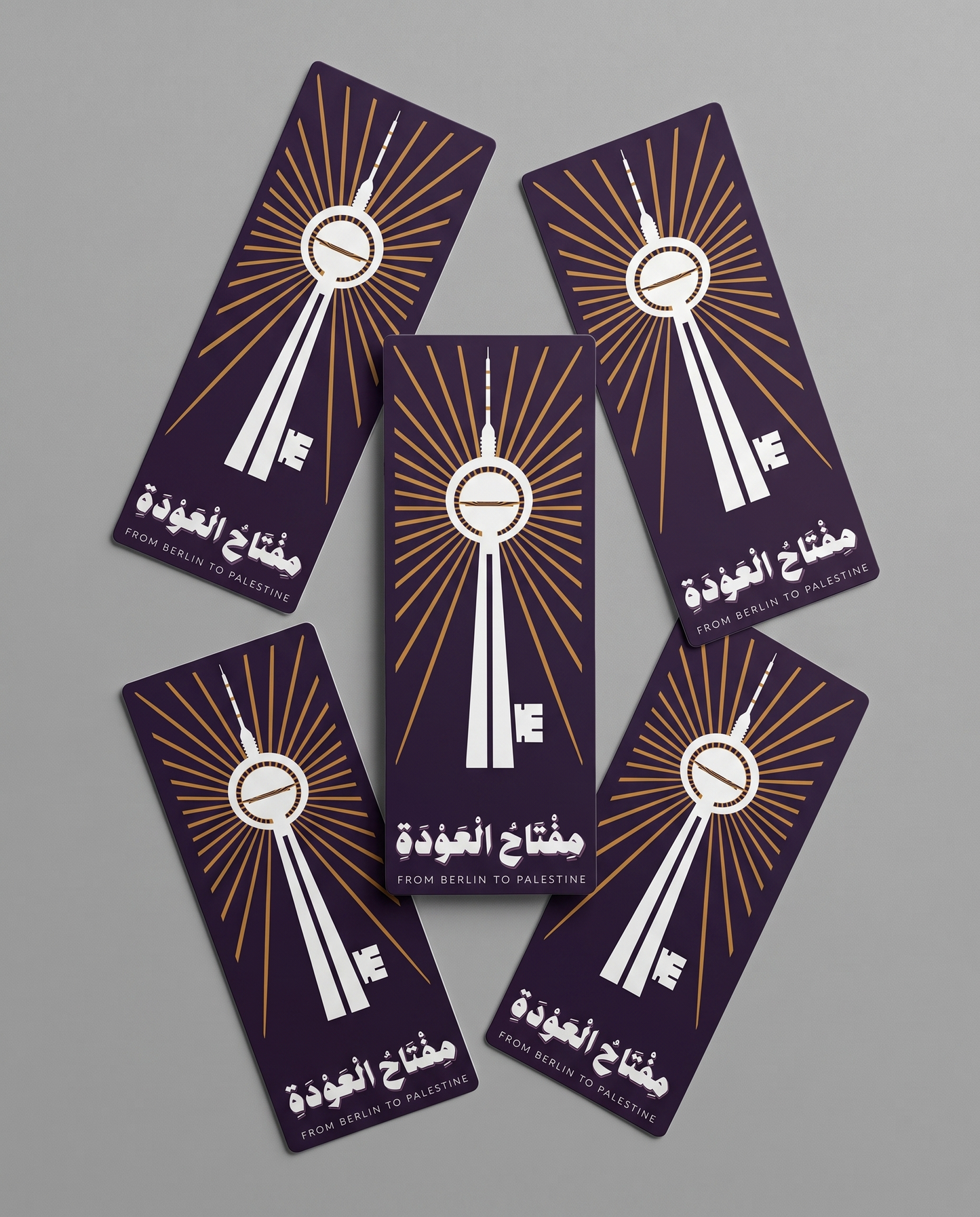 PALESTINE - BERLIN KEY STICKERS