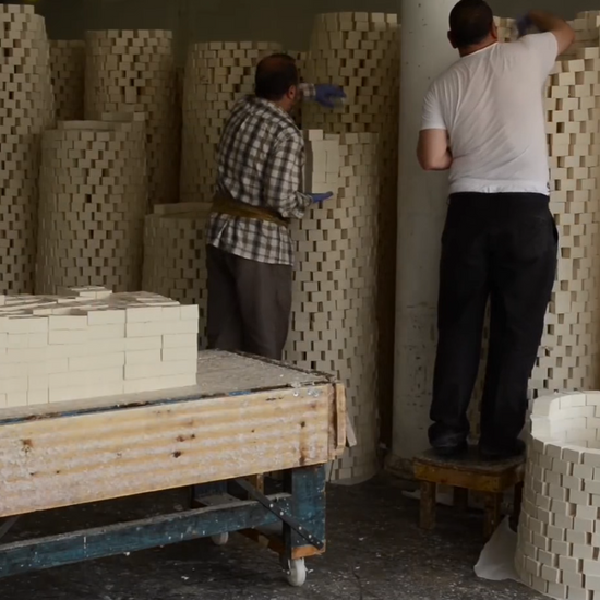 Nablus Olive Oil Soap Factory, traditional Palestinian skincare made with natural olive oil from Palestine.”